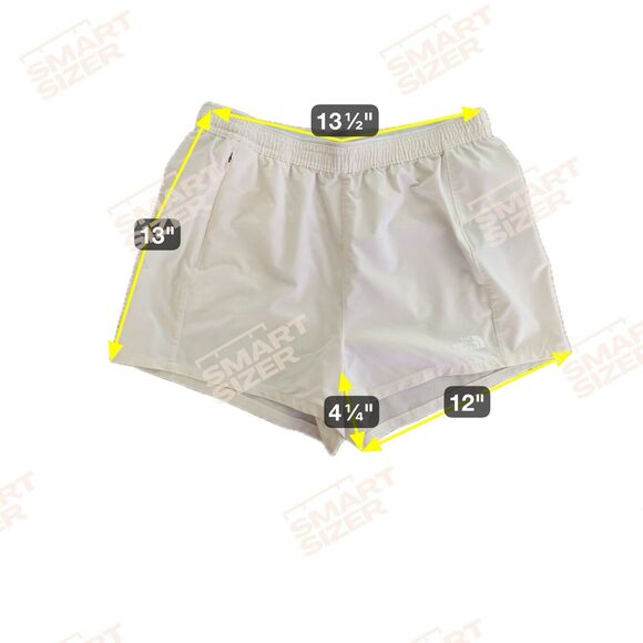 The North Face Wander Shorts Women's Size Medium‎ White Dune Logo Outdoor - Picture 10 of 10